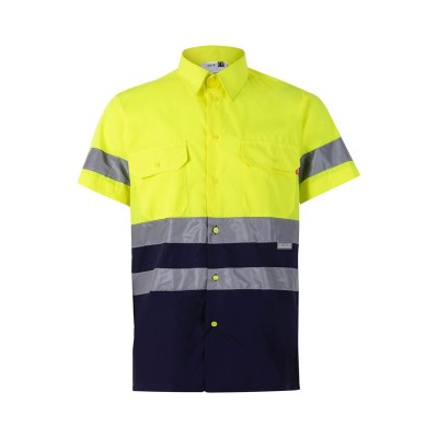 Camisa bicolor manga corta Alta Visibilidad 142