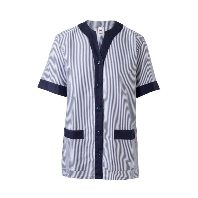 Chaqueta a rayas manga corta mujer VELILLA 579