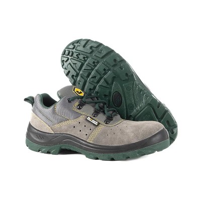 Zapato de seguridad metálico NIORD S1P de piel serraje