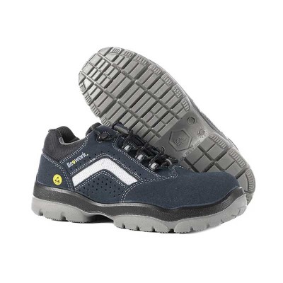 Zapato no metálico ESD HORUS S1P de piel serraje