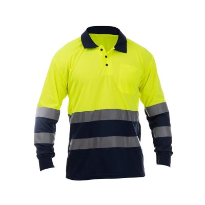 Polo de manga larga de alta visibilidad OCEAN HV POLO LS