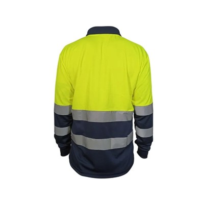 Polo de manga larga de alta visibilidad OCEAN HV POLO LS