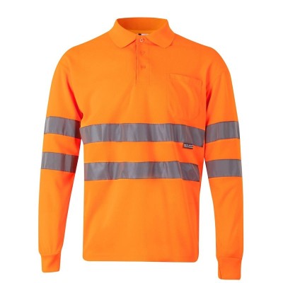 Polo manga larga de alta visibilidad 174