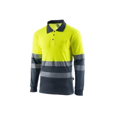 Polo manga larga alta visibilidad GALAXY HV