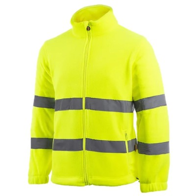 Chaqueta polar de alta visibilidad monocolor SPACE HV
