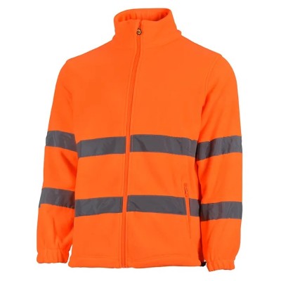 Chaqueta polar de alta visibilidad monocolor SPACE HV