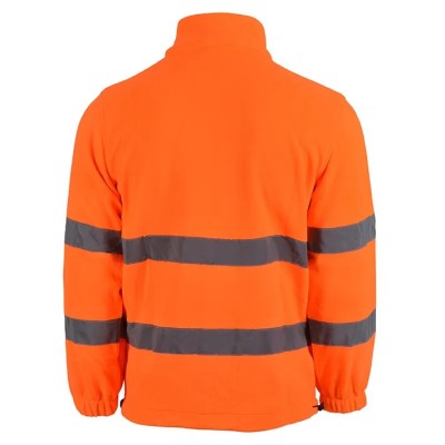 Chaqueta polar de alta visibilidad monocolor SPACE HV