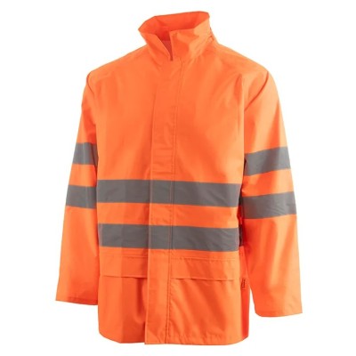 Cazadora de lluvia monocolor alta visibilidad DANCE JACKET HV