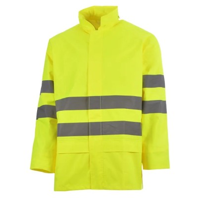 Cazadora de lluvia monocolor alta visibilidad DANCE JACKET HV