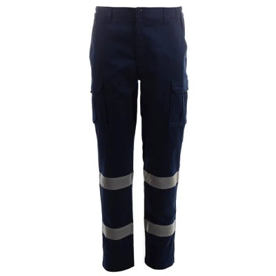 Pantalón elástico con bandas reflectantes alta visibilidad MICK HV