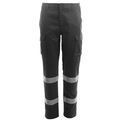 Pantalón elástico con bandas reflectantes alta visibilidad MICK HV
