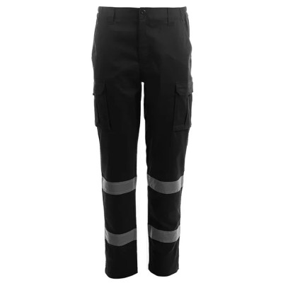 Pantalón elástico con bandas reflectantes alta visibilidad MICK HV