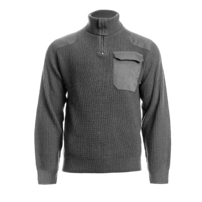 Jersey punto canalé cuello alto NOTE